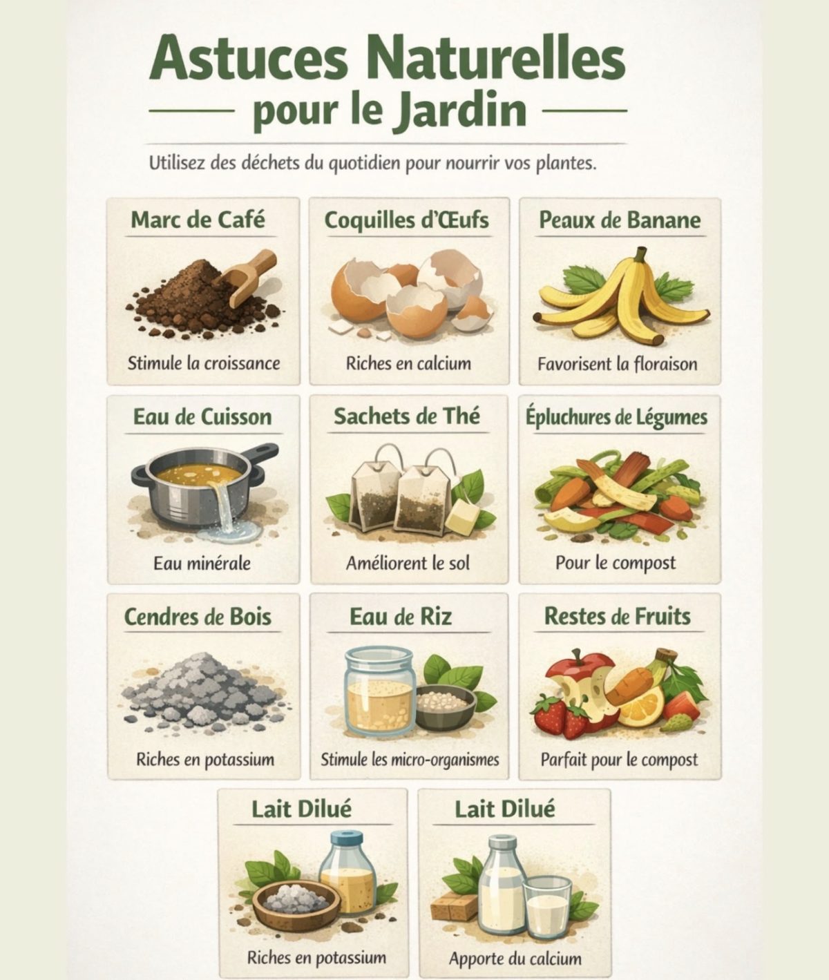 Astuce naturelle. — conseils jardinage