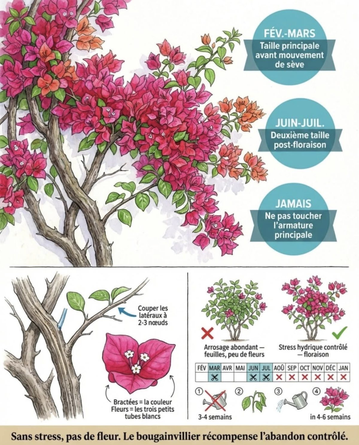 Bougainvilliers — conseils jardinage