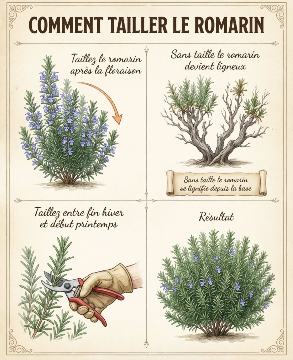 Comment tailler le romarin. — conseils jardinage