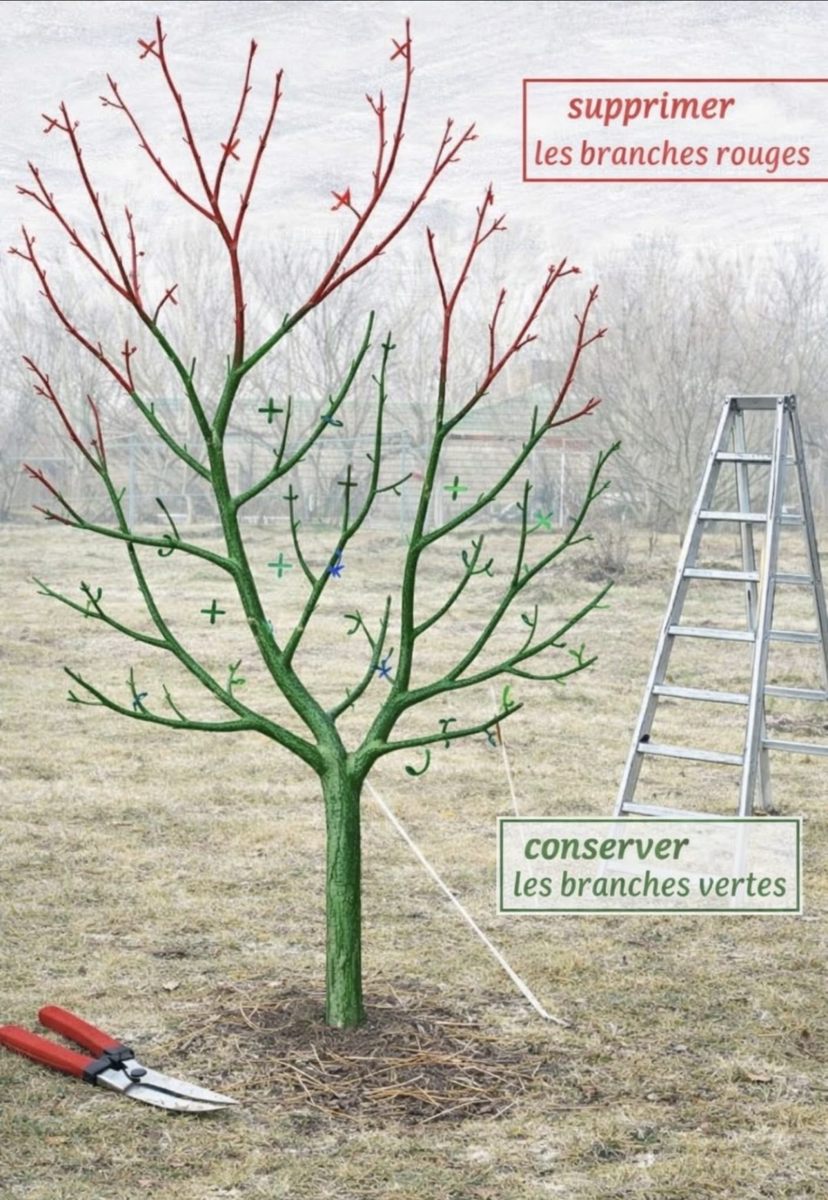 Taille des branches. — conseils jardinage