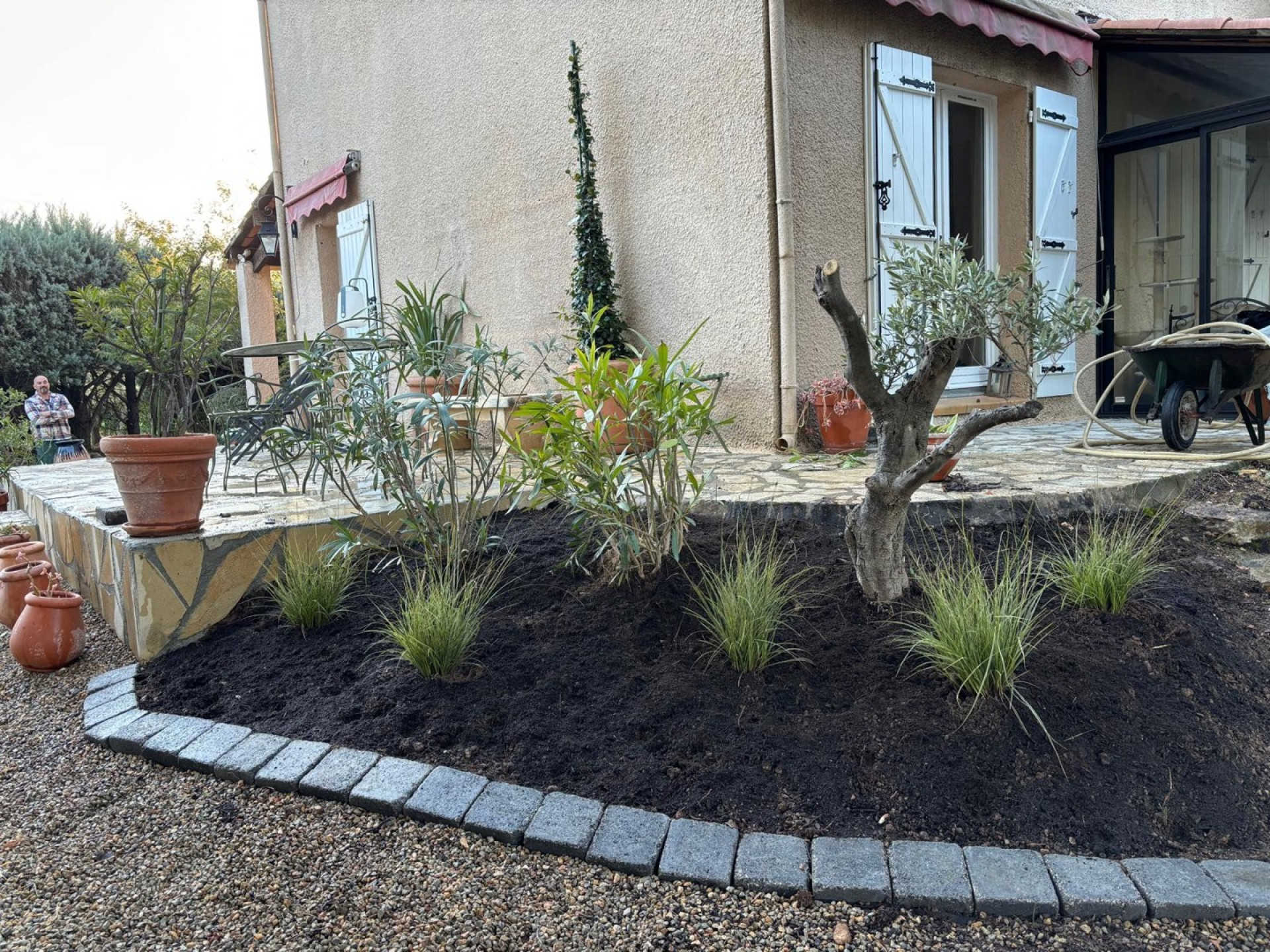 Paysagiste - Aménagement du jardin - Réalisation Jardin Aups Haut-Var